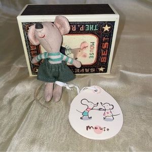 Mailed RETIRED little brother mouse with red lips NWT 2013